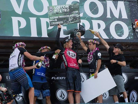 Congratulations to John John Florence! Your 2015 Volcom Pipe Pro Champion!