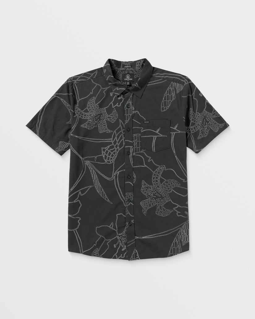 Cad Floral Shirt - STEALTH