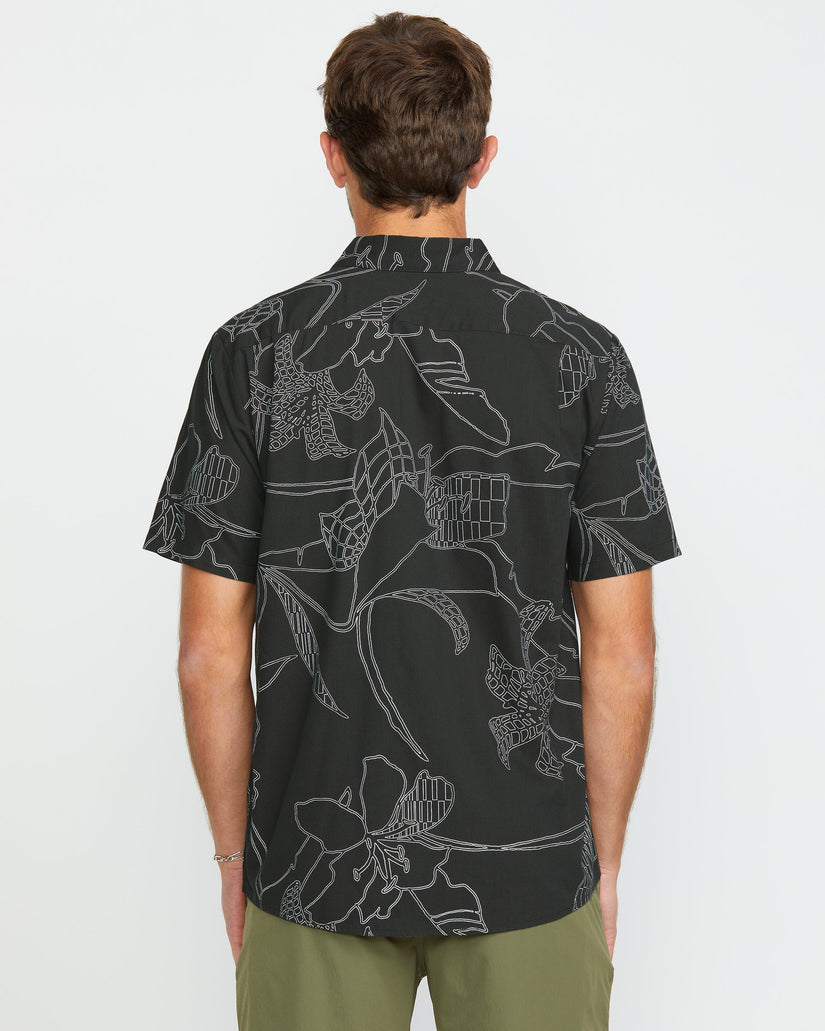 Cad Floral Shirt - STEALTH