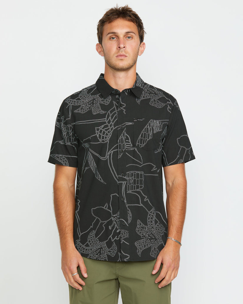 Cad Floral Shirt - STEALTH