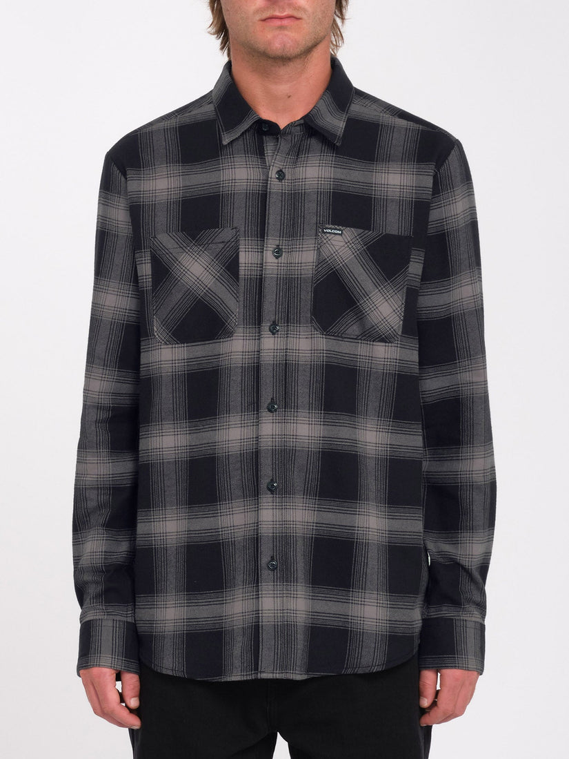 Netastone Flannel Hemd - Black