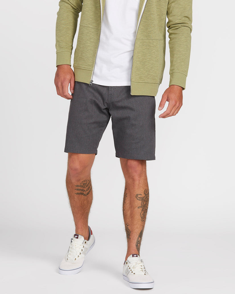 Frickin Modern 19" Strech Shorts - CHARCOAL HEATHER