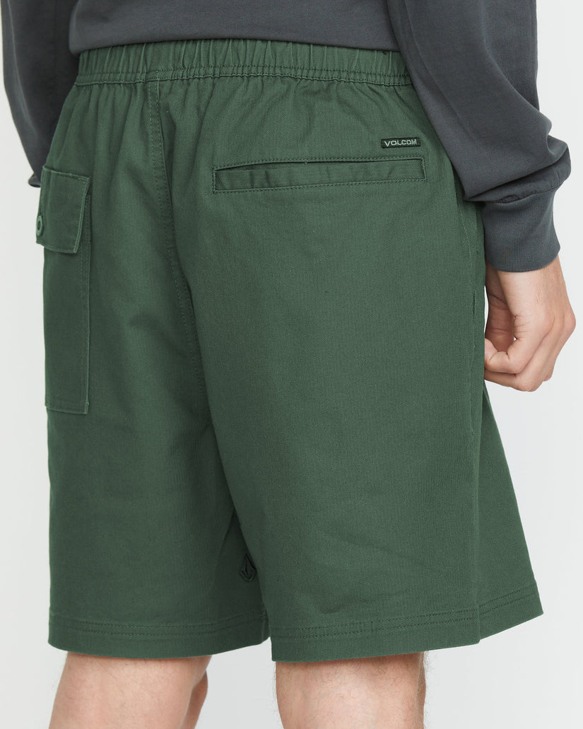 High Stone Elasticated Waist 18" Shorts - ALPINE