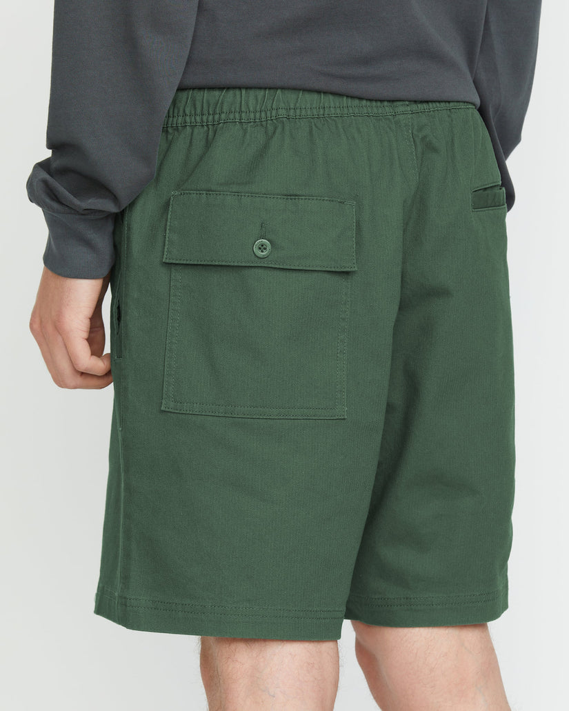 High Stone Elasticated Waist 18" Shorts - ALPINE