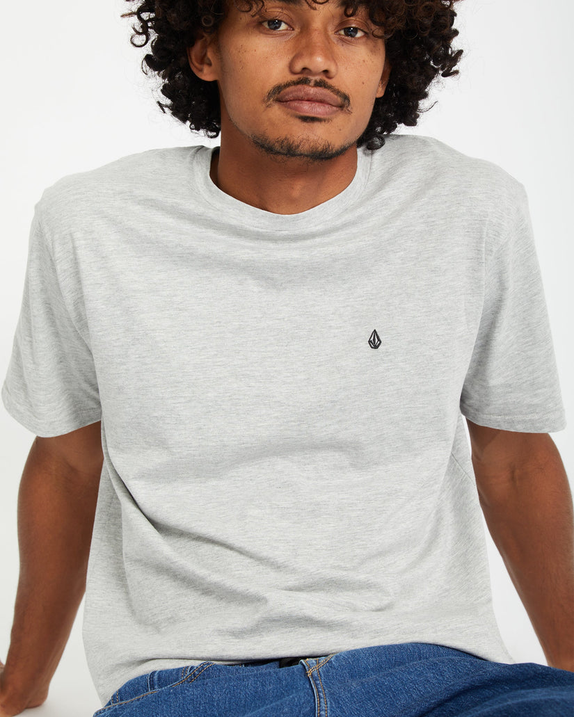 Stone Blanks T-shirt - HEATHER GREY