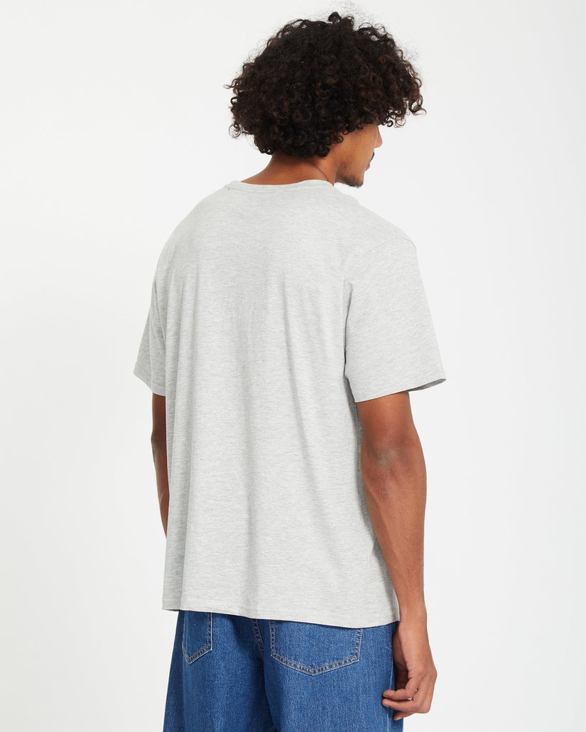 Stone Blanks T-shirt - HEATHER GREY