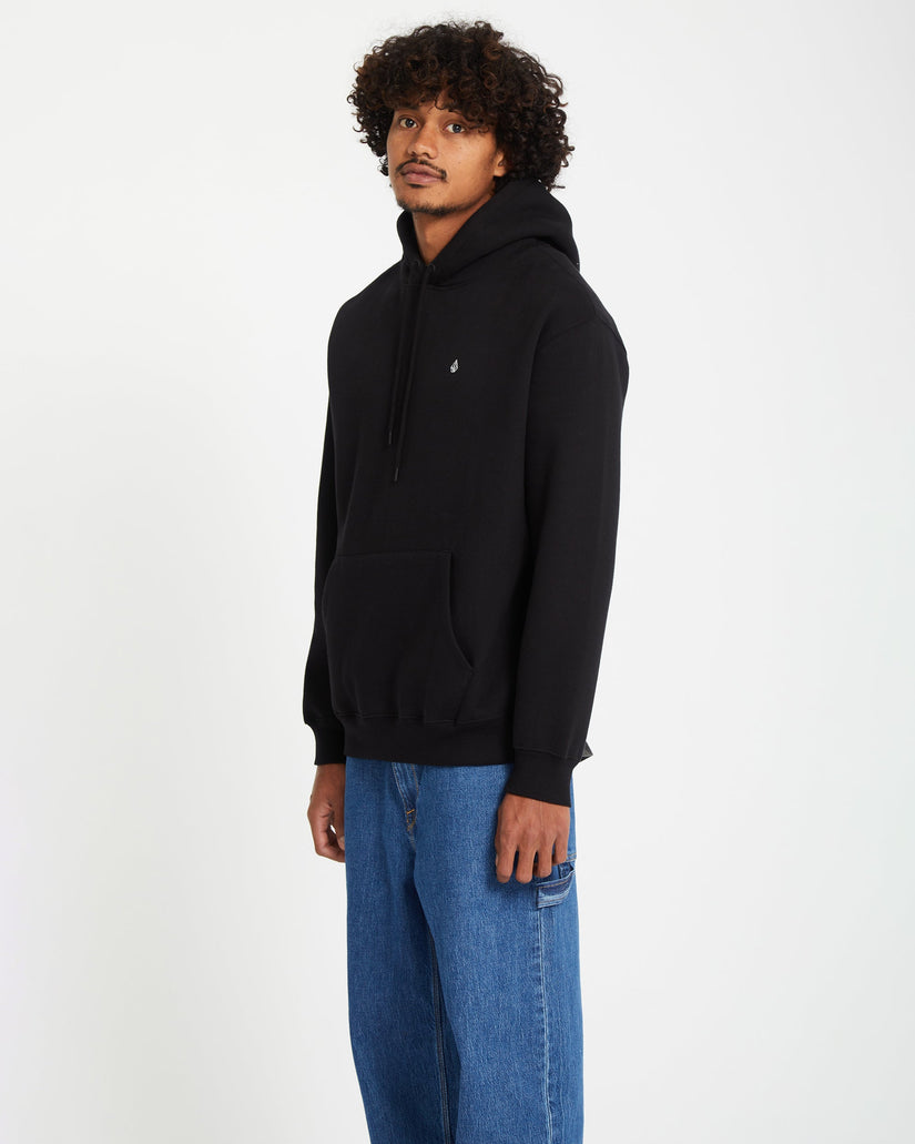 Single Stone Kapuzenpullover - BLACK