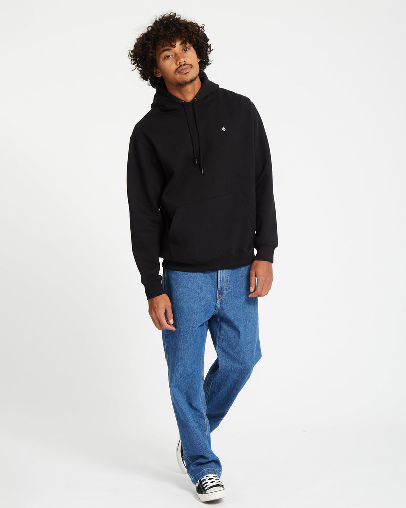 Single Stone Kapuzenpullover - BLACK