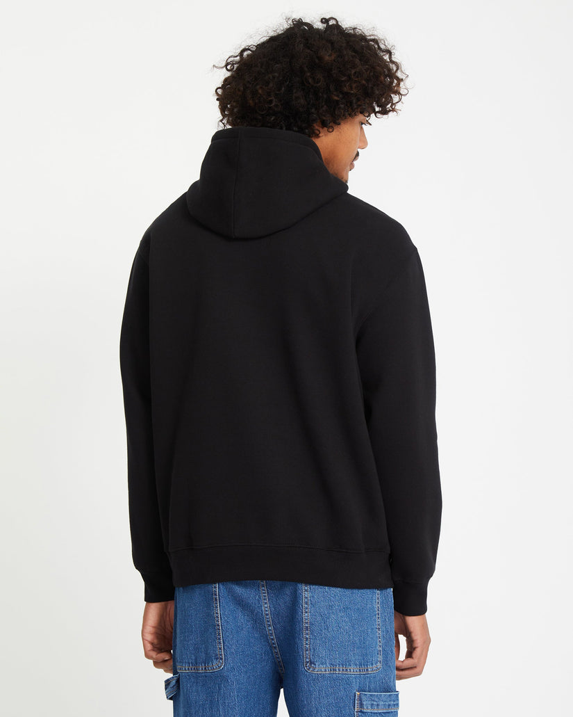 Single Stone Kapuzenpullover - BLACK