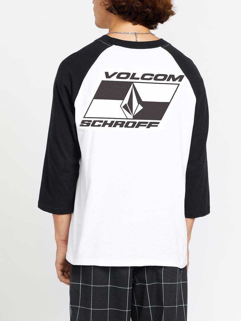 SCHROFF X VOLCOM 3/4 RAGLAN (A4322405_WHT) [18]