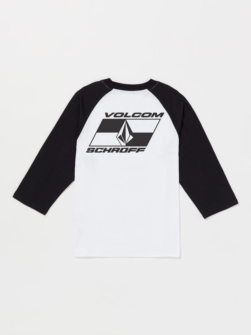 SCHROFF X VOLCOM 3/4 RAGLAN (A4322405_WHT) [3]