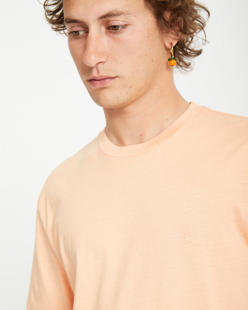 Solid Stone T-shirt - PALE PEACH