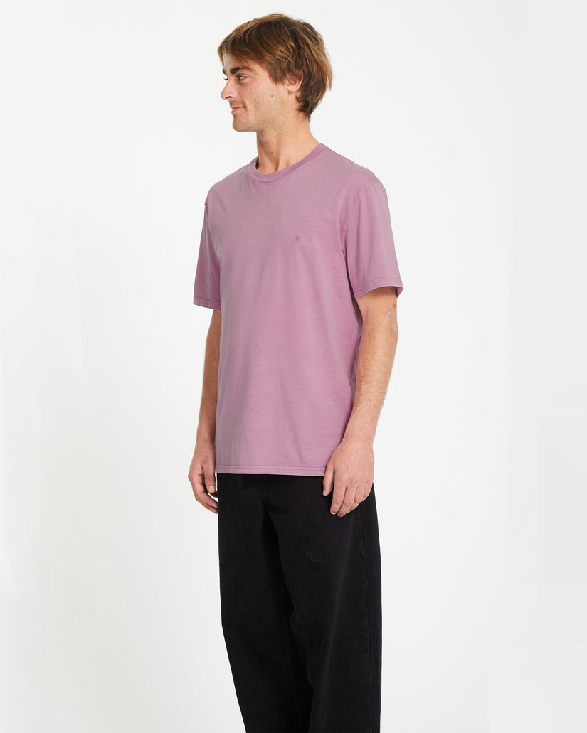 Solid Stone T-shirt - STEEL PURPLE