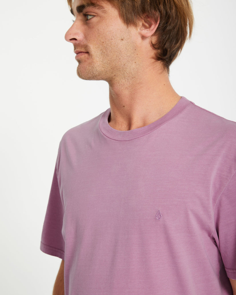 Solid Stone T-shirt - STEEL PURPLE