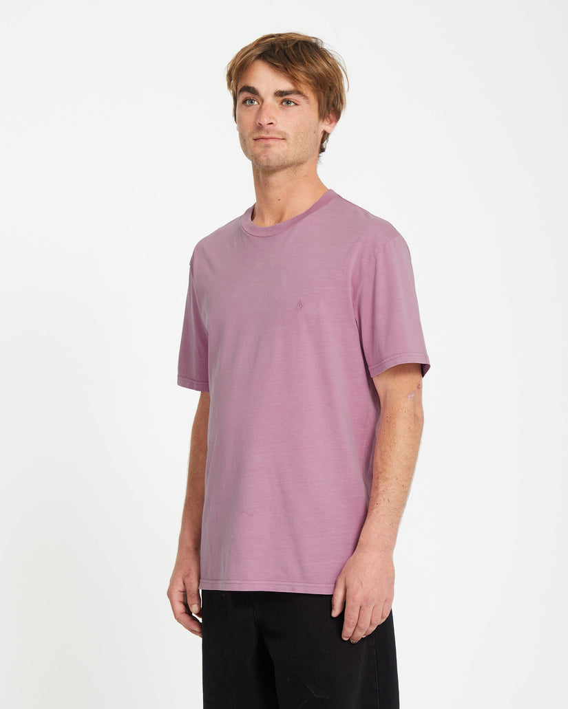 Solid Stone T-shirt - STEEL PURPLE