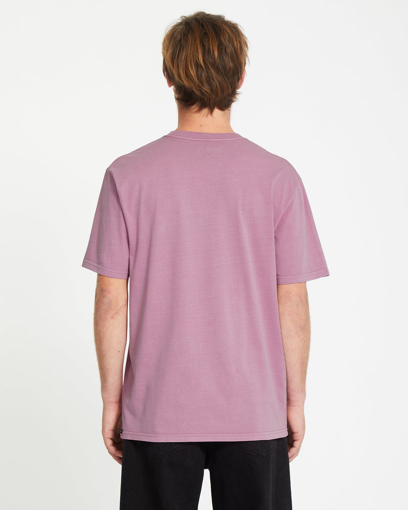 Solid Stone T-shirt - STEEL PURPLE