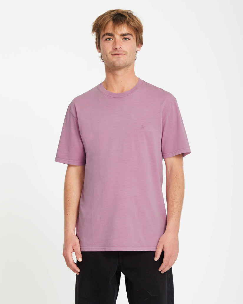 Solid Stone T-shirt - STEEL PURPLE