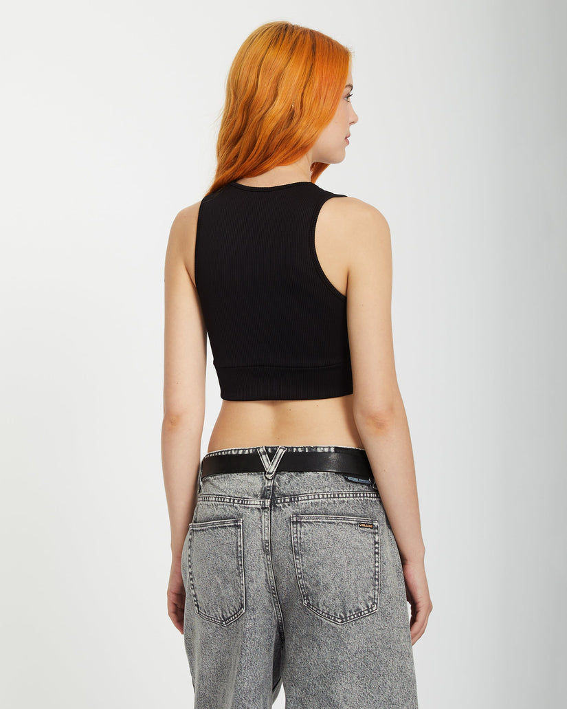 Gimmestank Rib Top - BLACK