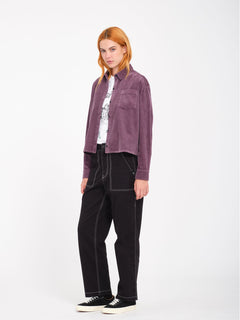 Weellow Corduroy Hemd - Vintage Violet