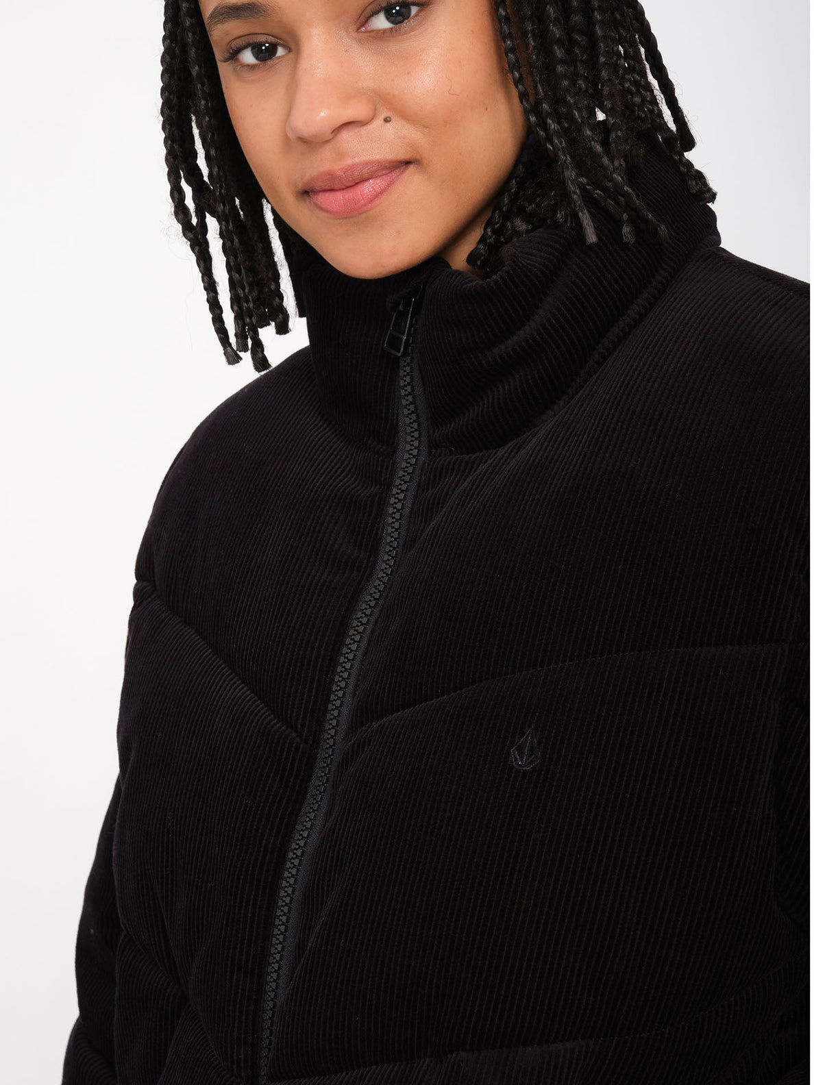 Cord'N Puffjacke - Black