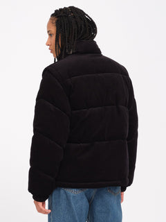 Cord'N Puffjacke - Black