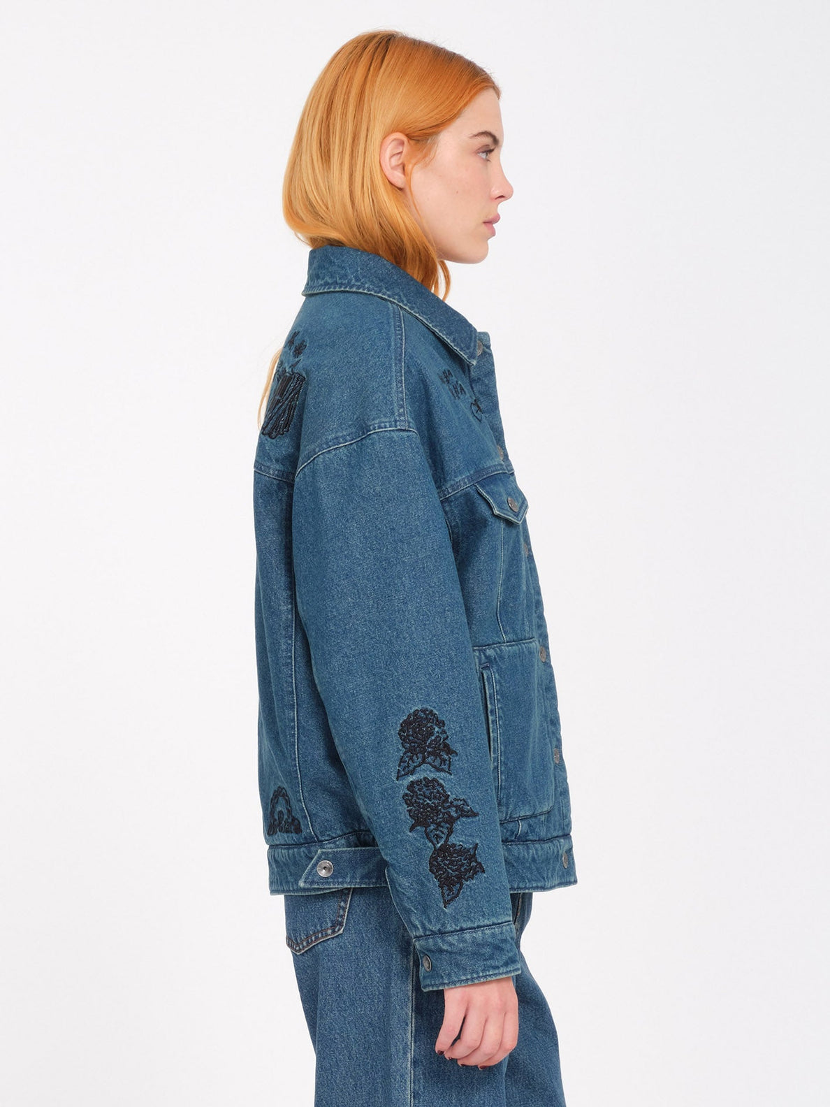 Keutchi Denim Jacke - Vintage Marbled Indigo