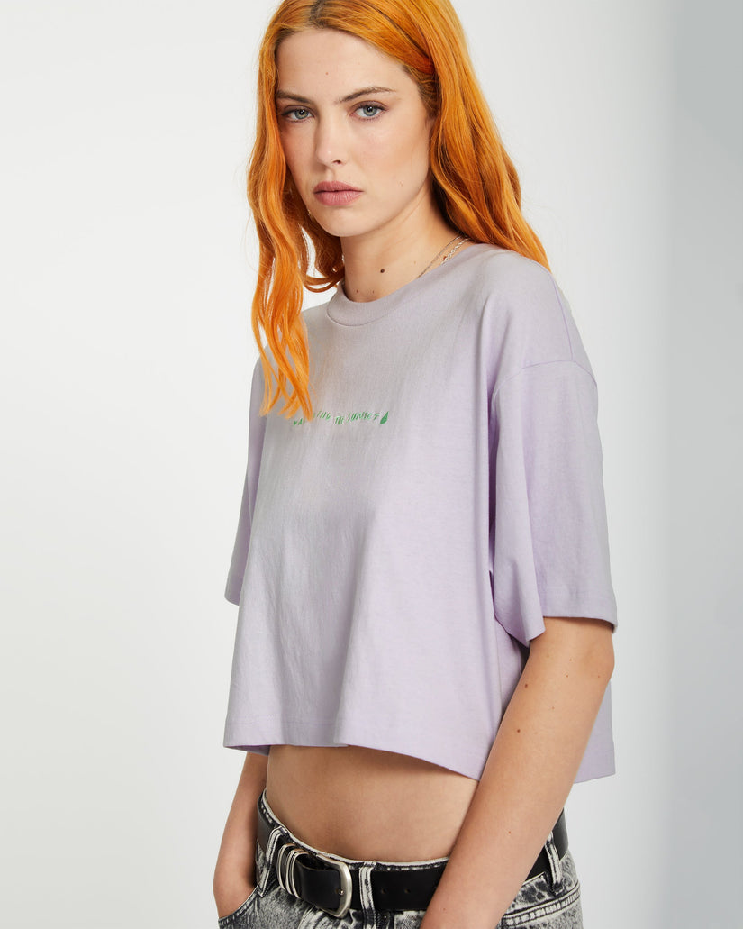 Drumstone T-shirt - DUSTY LAVENDER