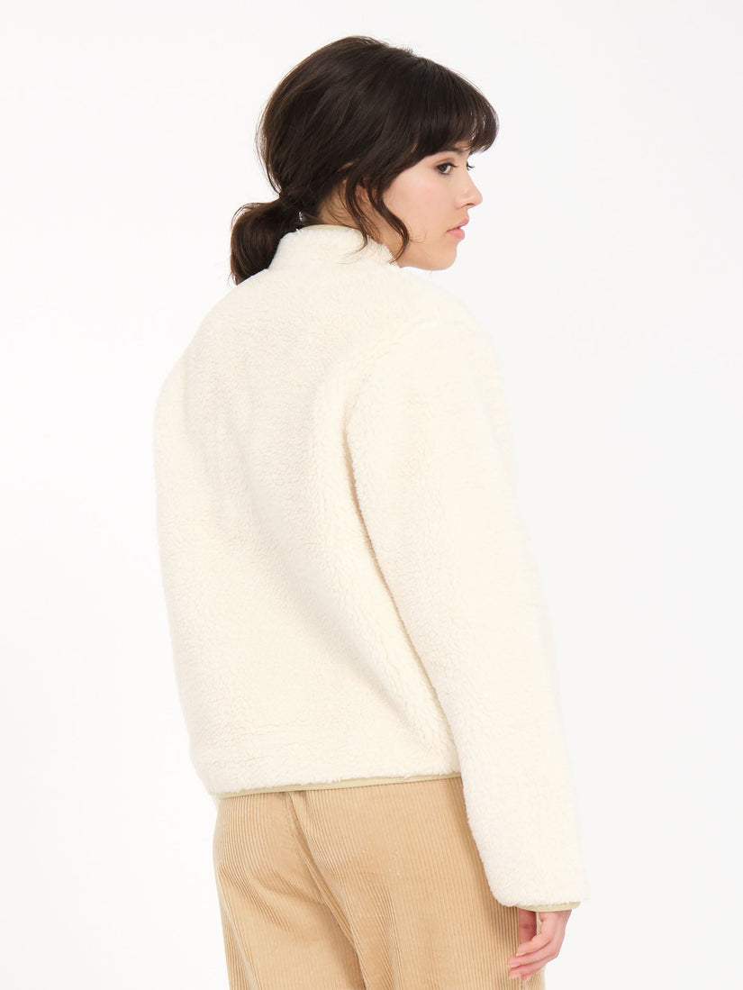 Wuzer Fuzzar Sherpa Sweatshirt - Cloud