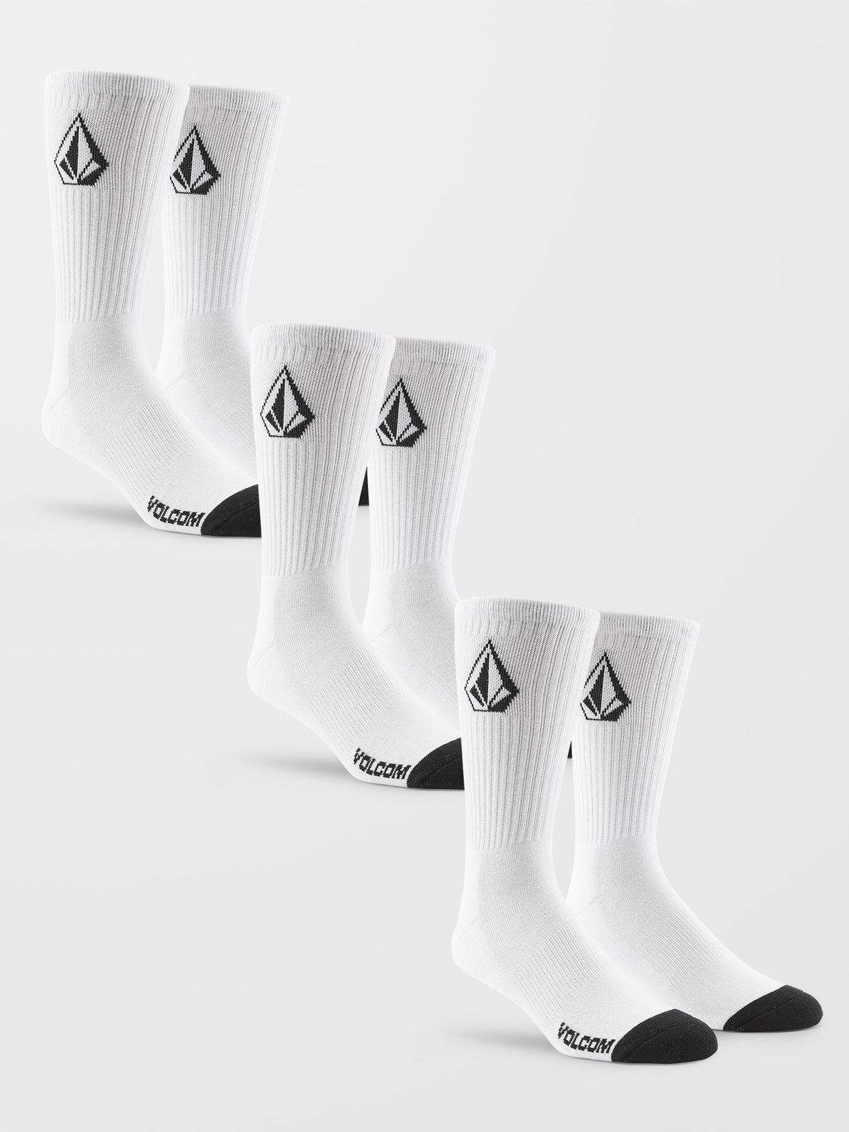 Full Stone Socken (3 Pack) - White