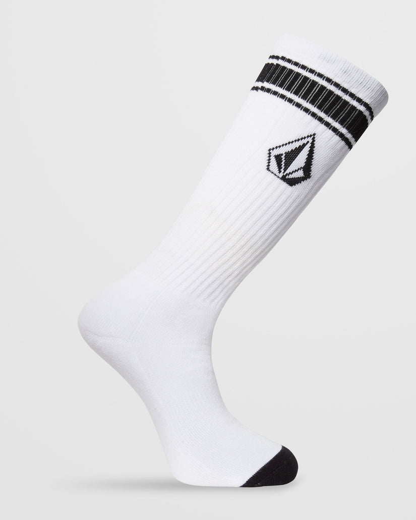 High Stripe Socken - WHITE