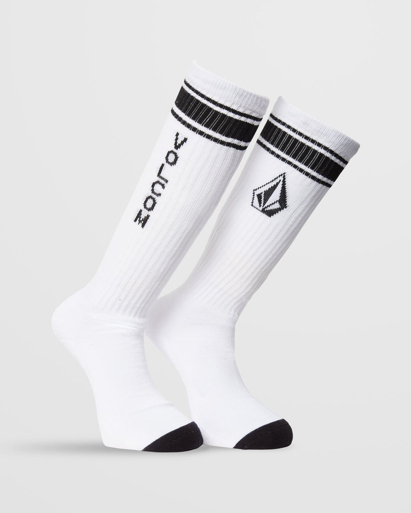 High Stripe Socken - WHITE