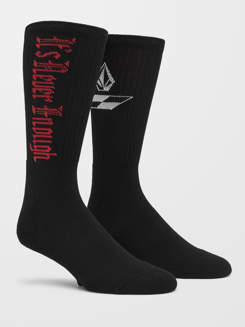 SCHROFF X VOLCOM SOCK PR (D6322400_BLK) [F]