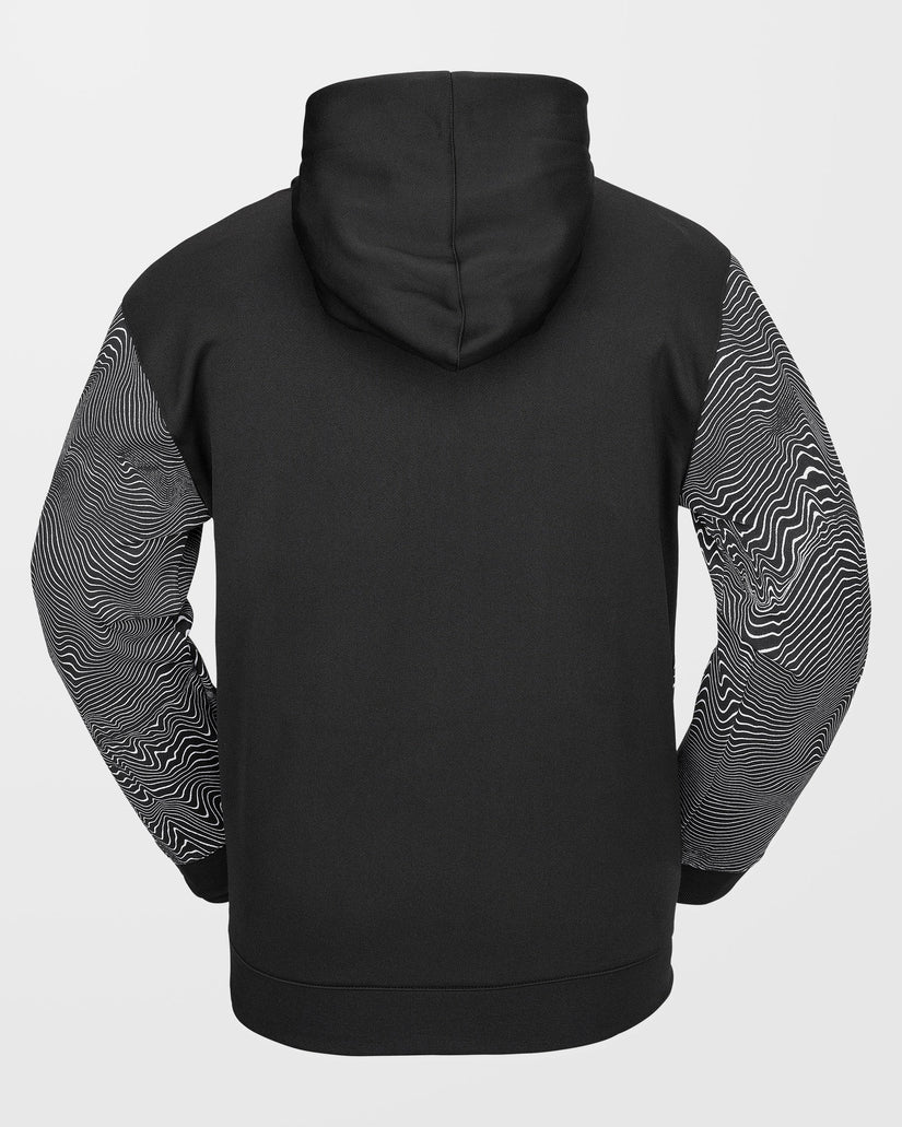 Hydro Riding Kapuzenpullover - Black Print