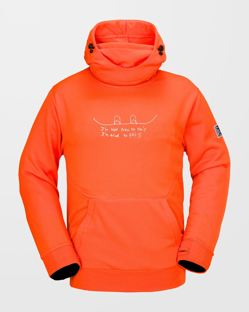 Hydro Riding Kapuzenpullover - Flame Red