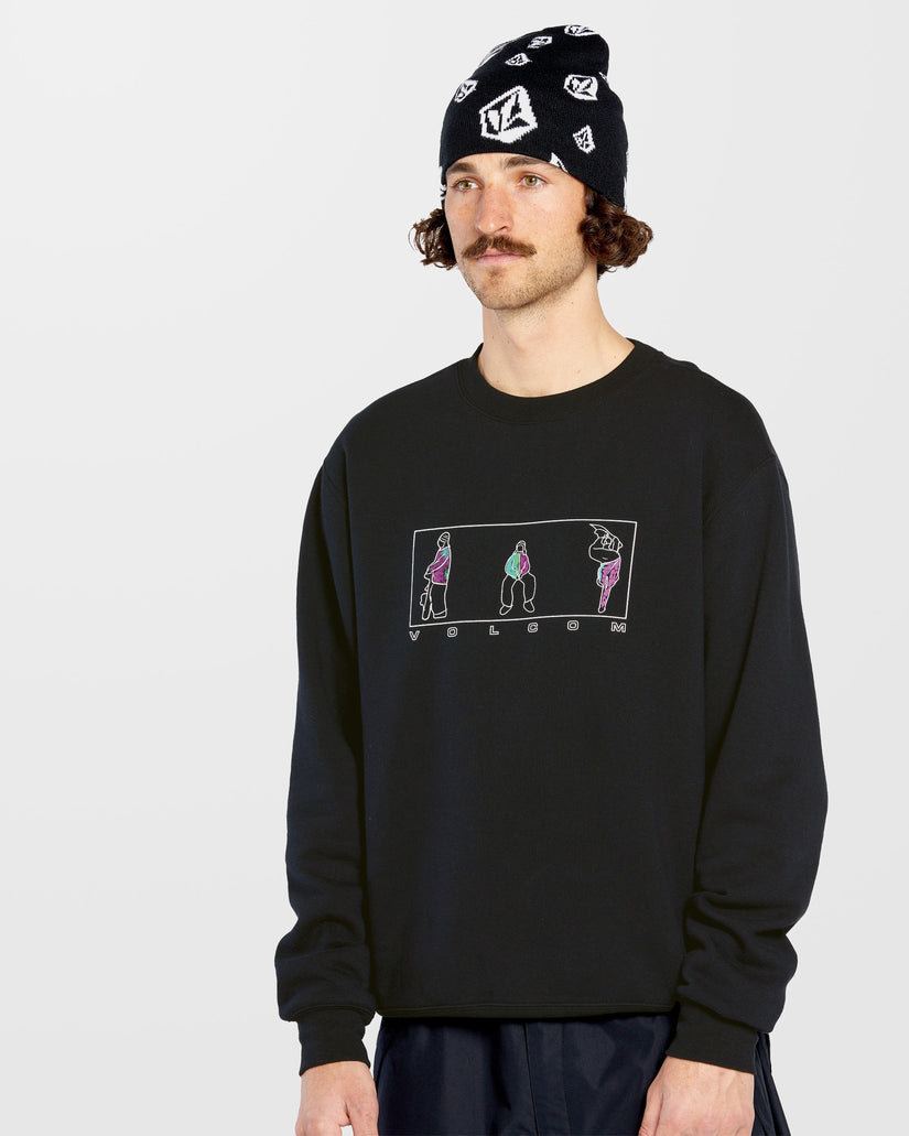 Essential Fleece Pullover - Black