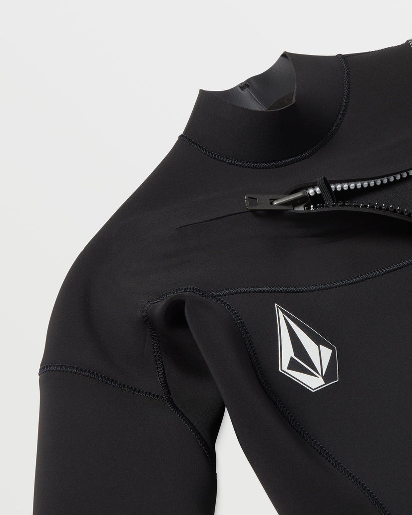 4/3Mm Chest Zip Neoprenanzug - BLACK