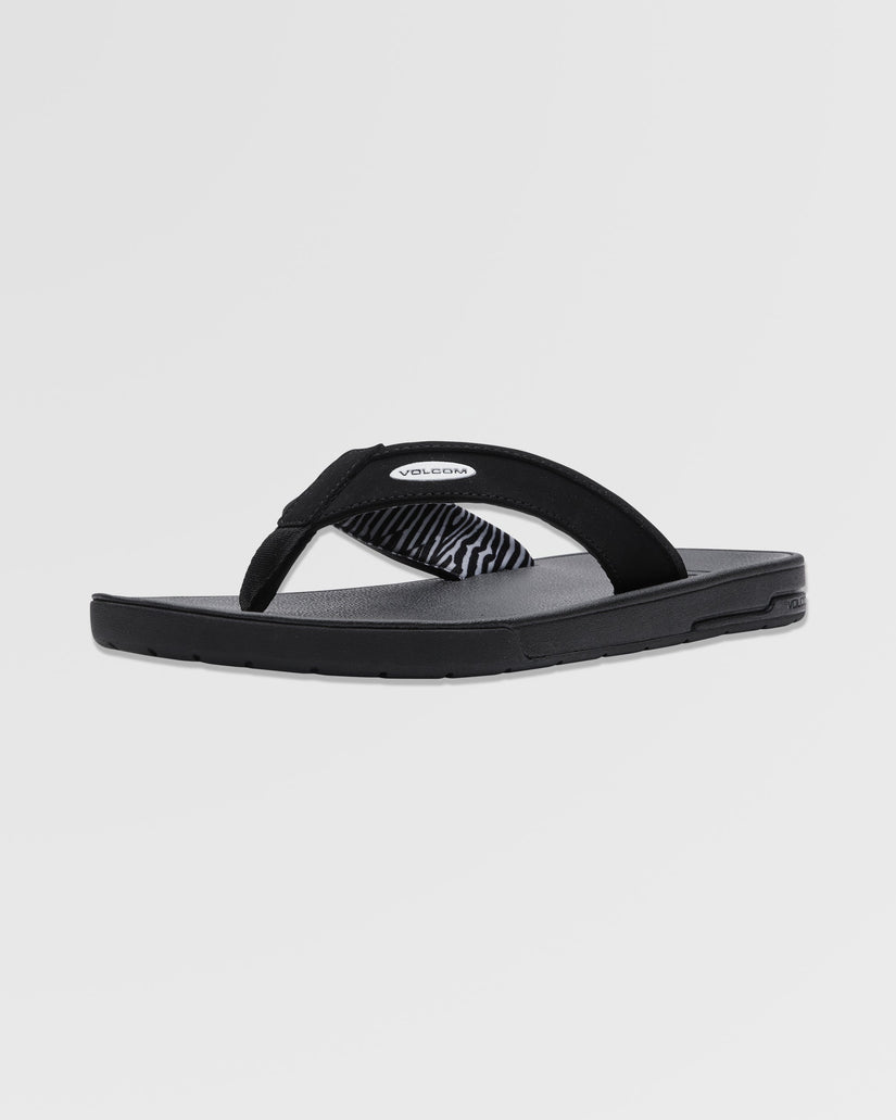 Jack Robinson Sandalen - BLACK WHITE