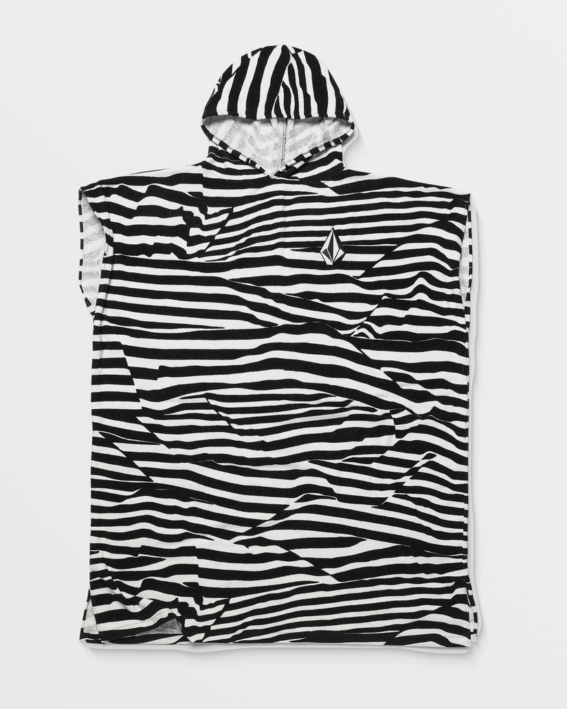 Hooded Changing Handtuch - WHITE BLACK