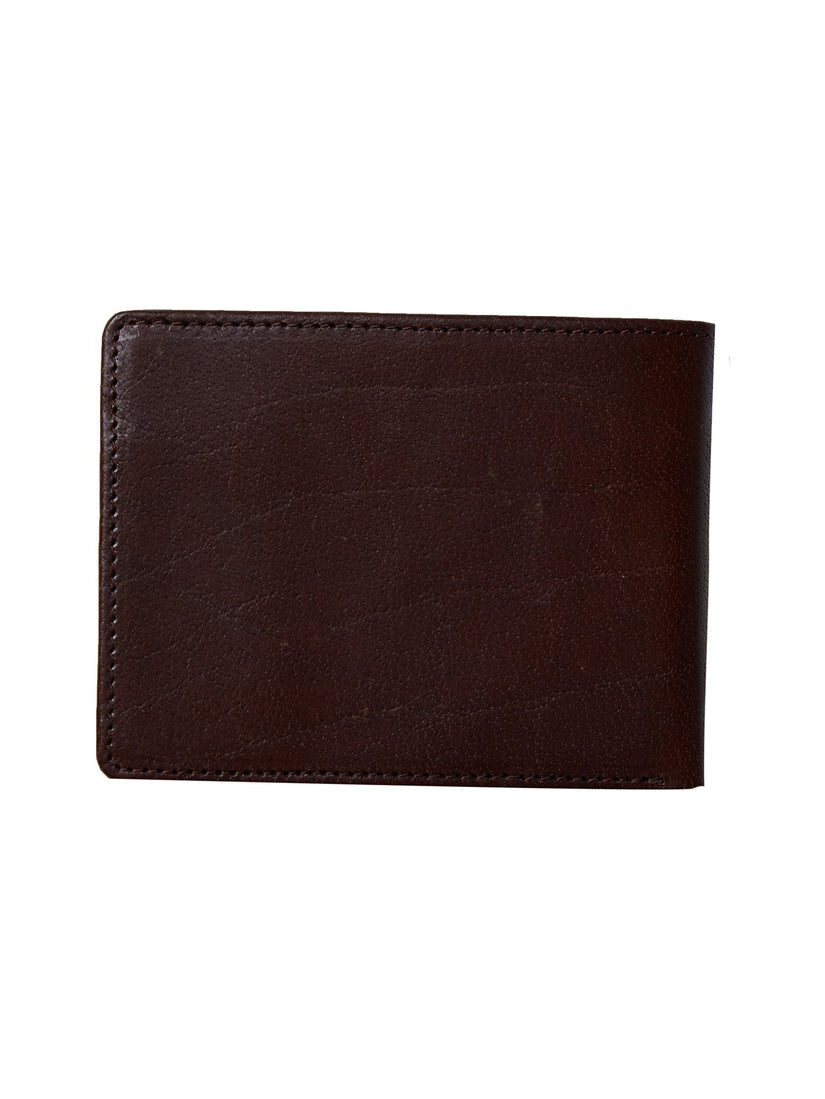 Portemonnaie Volcom Leather - Brown